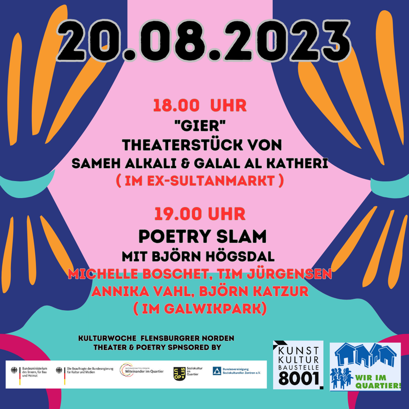 Theater und  erster Poetry Slam im Flensburger Norden
