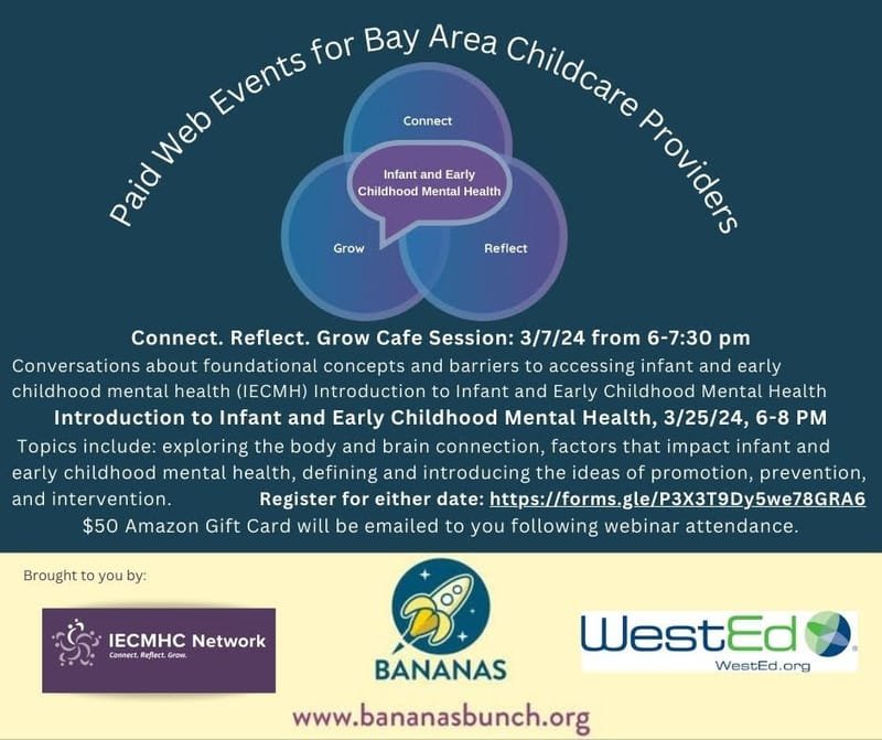 Connect Reflect Grow Cafe: Paid Webinar for Childcare Providers (English)