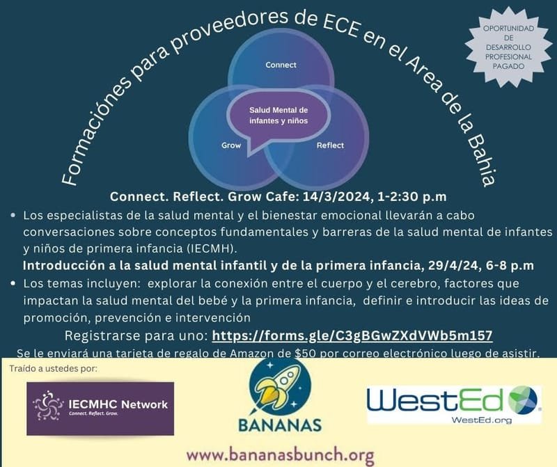 Connect Reflect Grow Cafe (Espanol): Desarrollo Professional Pagado para ECE