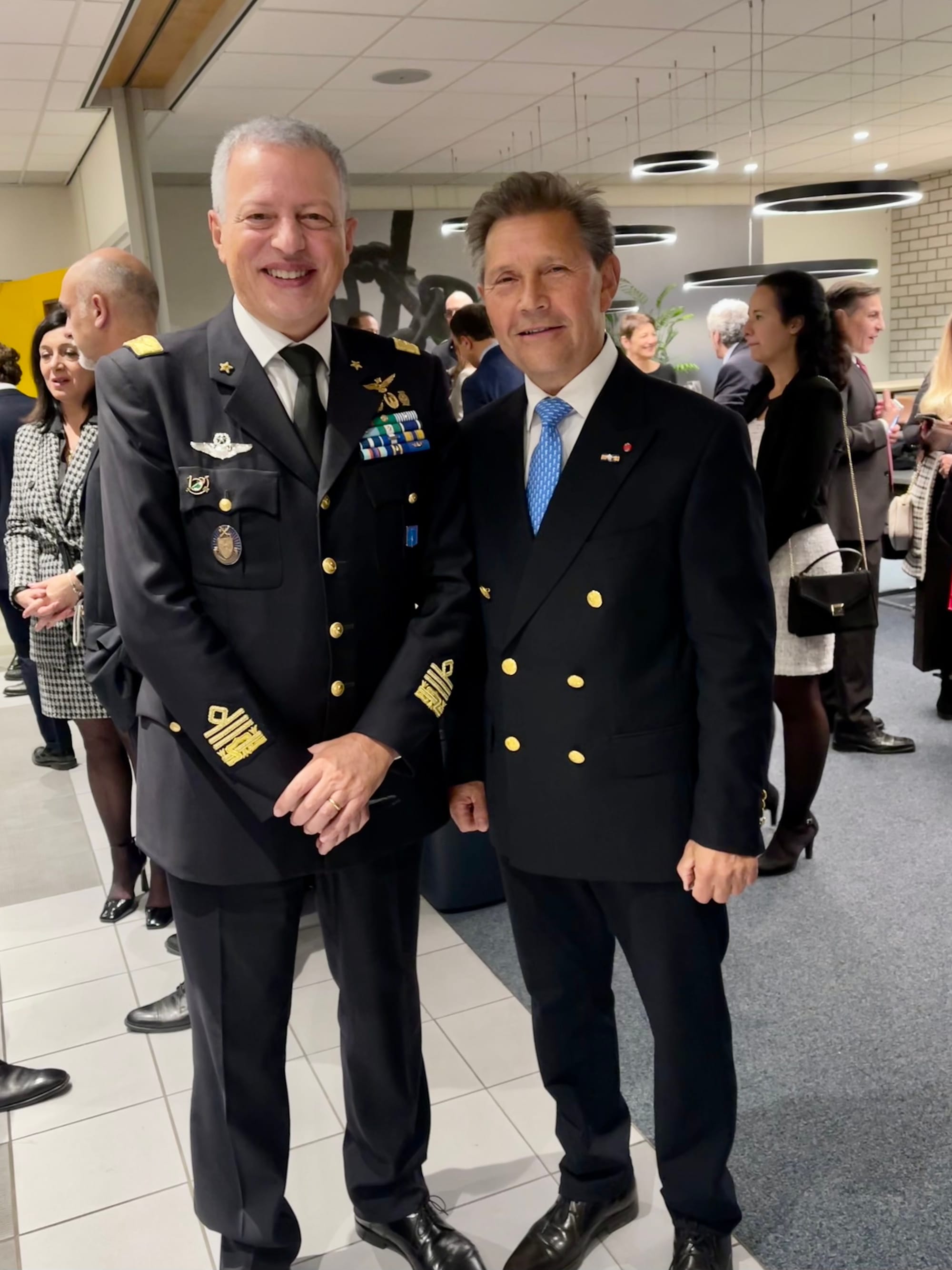 Oktober 26, 2023: AEFA invited by Ambassador Novello for the Celebration of Centenial Italian Air Force at the NATO CIMIC, The Hague