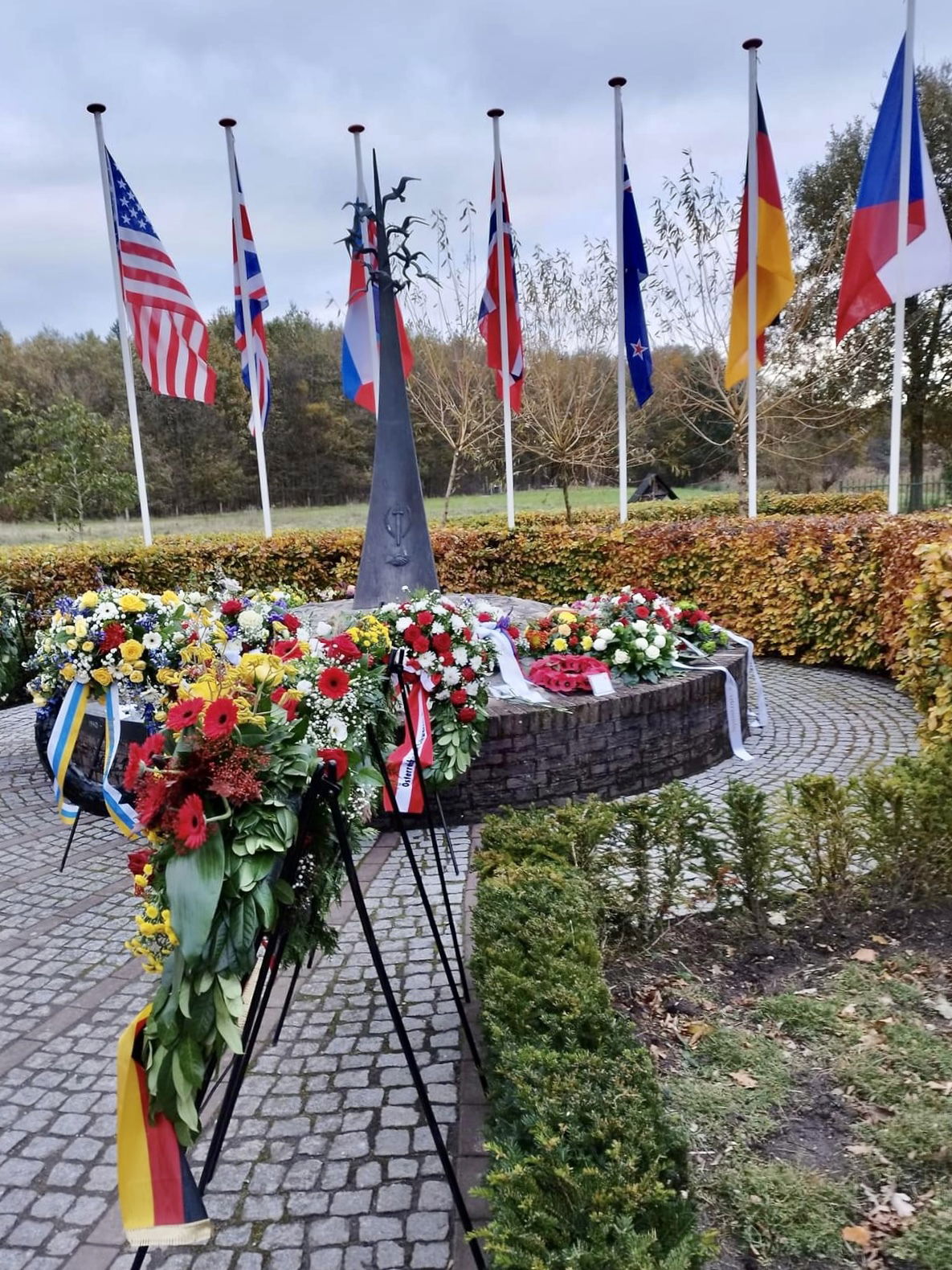 November 9, 2023: AEFA invited to attend and lay wreath at Tolerance Monument.