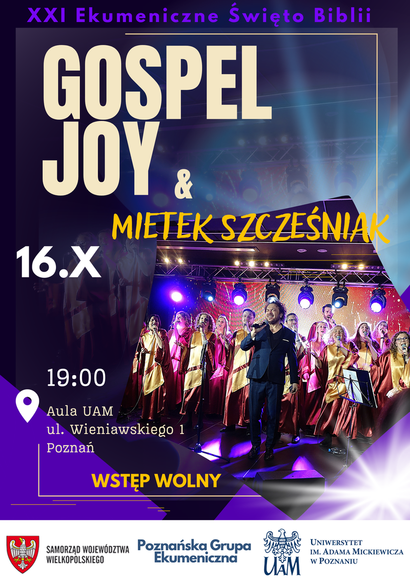 Koncert Gospel Joy& Mietek Szcześniak