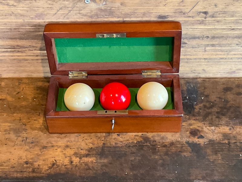 Ivory billiard Balls