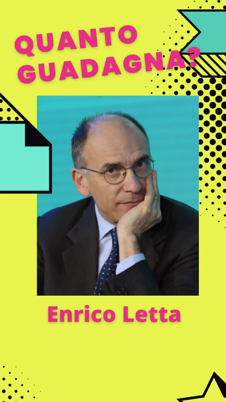 Quanto Guadagna Enrico Letta ?