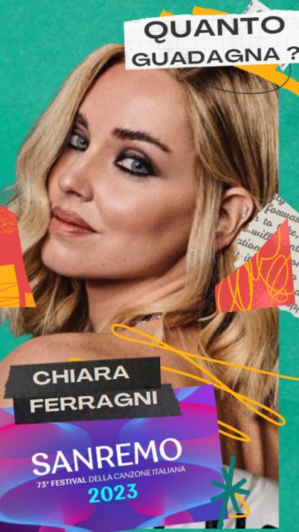 Quanto GUADAGNA Chiara Ferragni a Sanremo ?