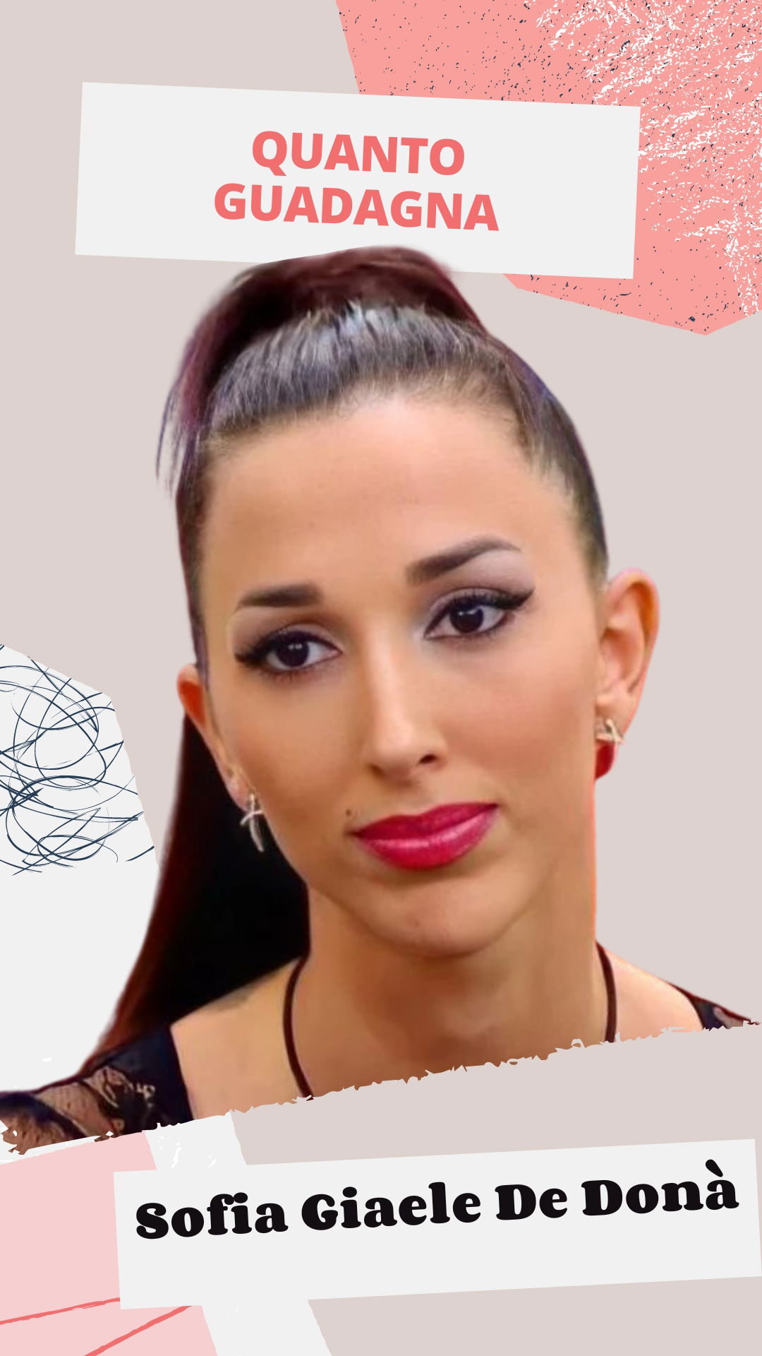Quanti SOLDI GUADAGNA Sofia Giaele de Donà ?
