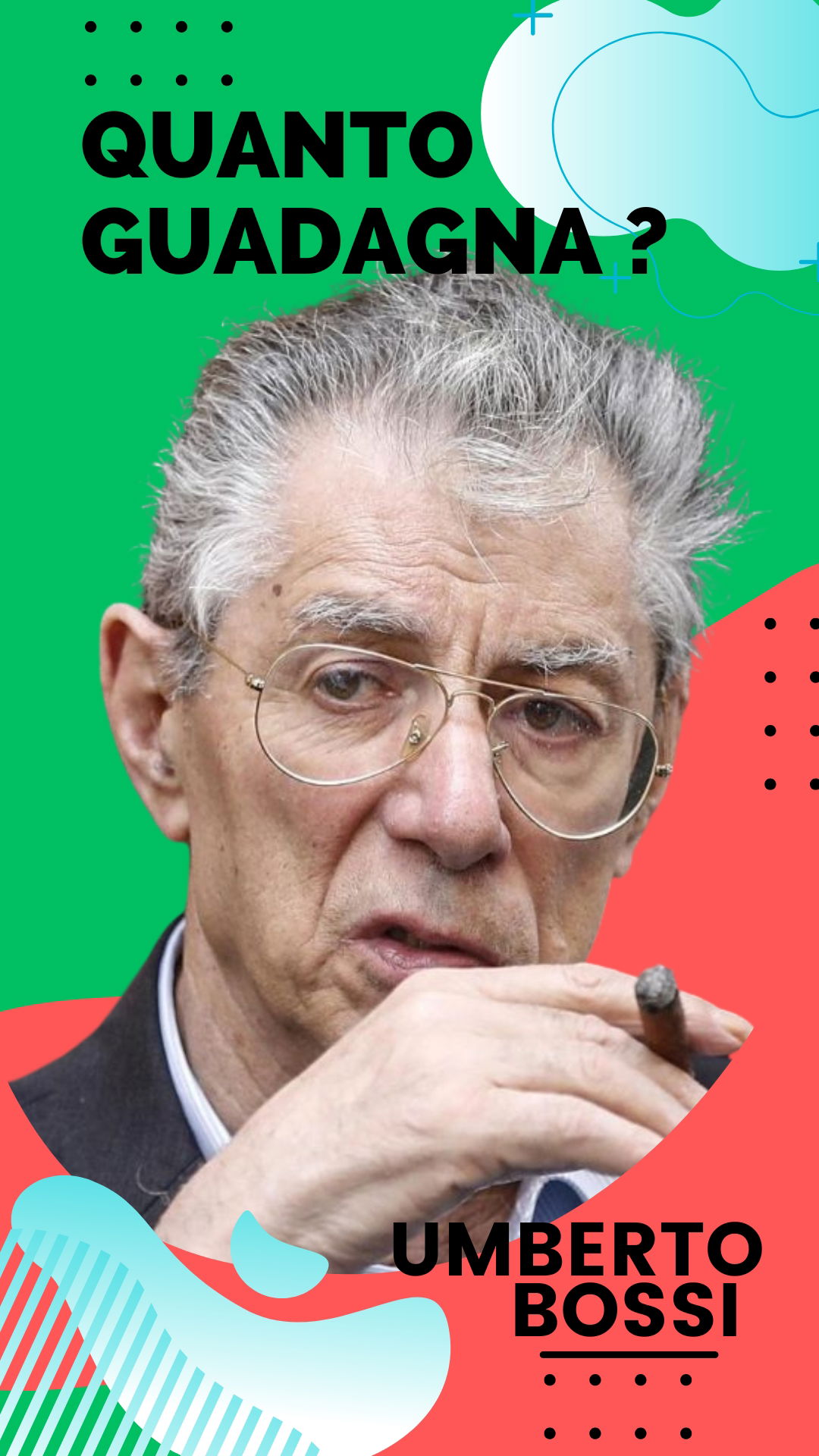 Quanto GUADAGNA Umberto Bossi ?