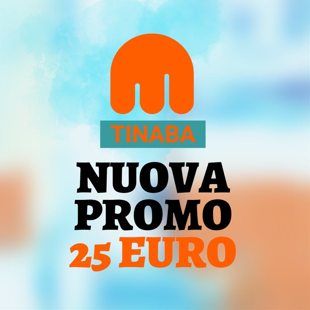 Tinaba Promo 25 euro gratis !