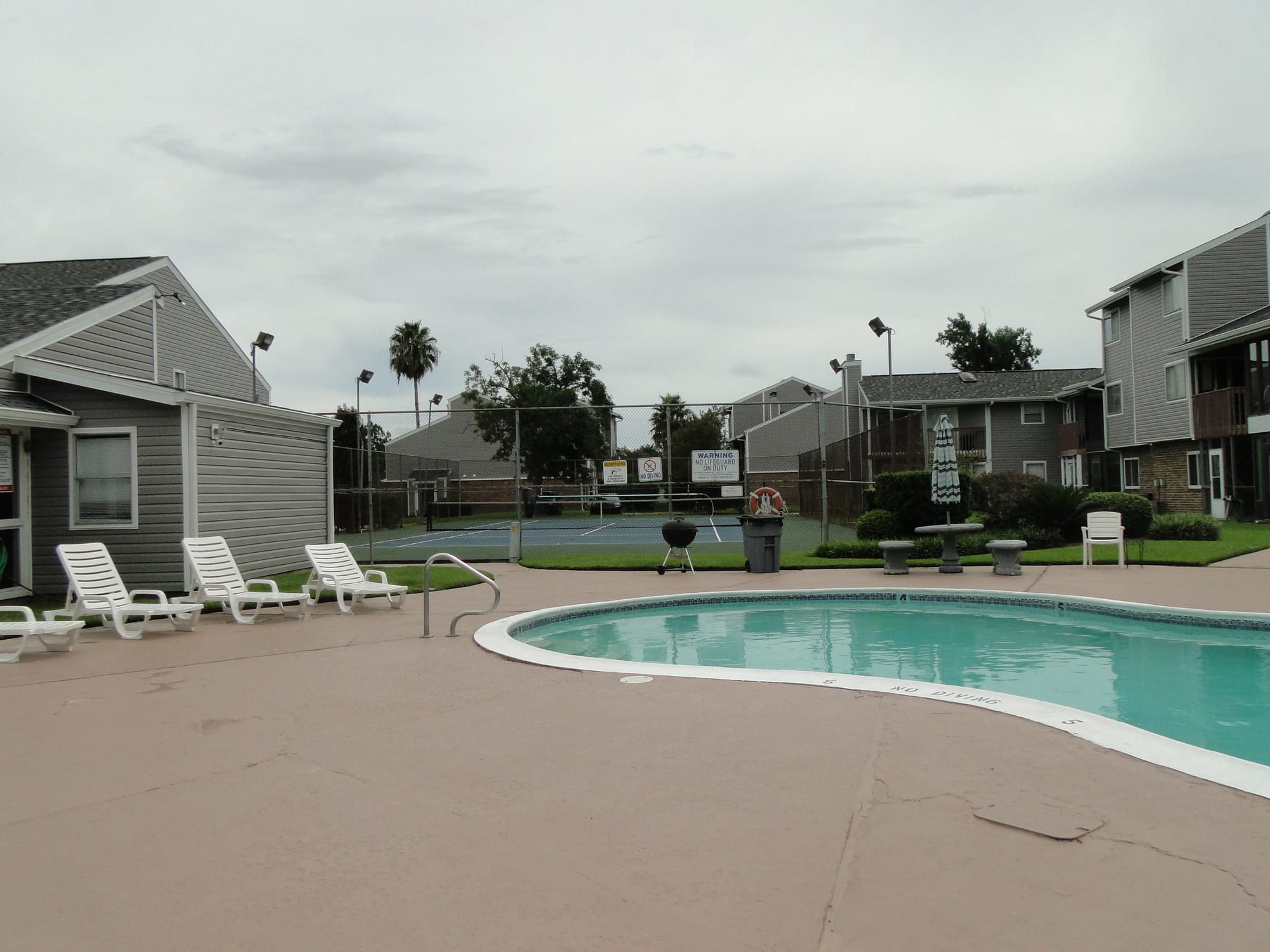 Small Pool and Tennis Court