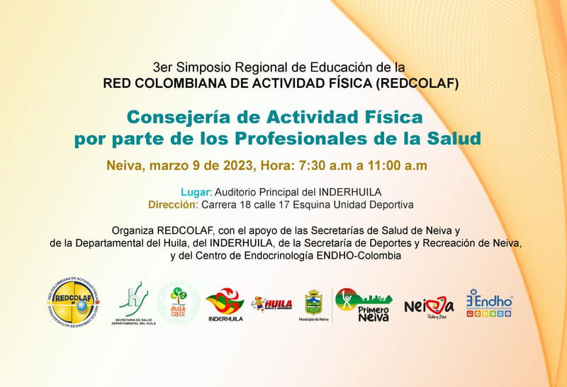 3er Simposio Regional - REDCOLAF - Neiva (Marzo 9 de 2023