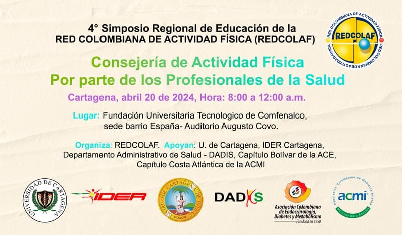 4to Simposio Regional - REDCOLAF - Cartagena (Abril 20 de 2024)