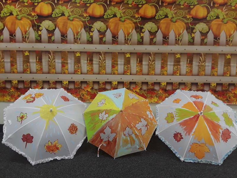 Autumn Umbrellas