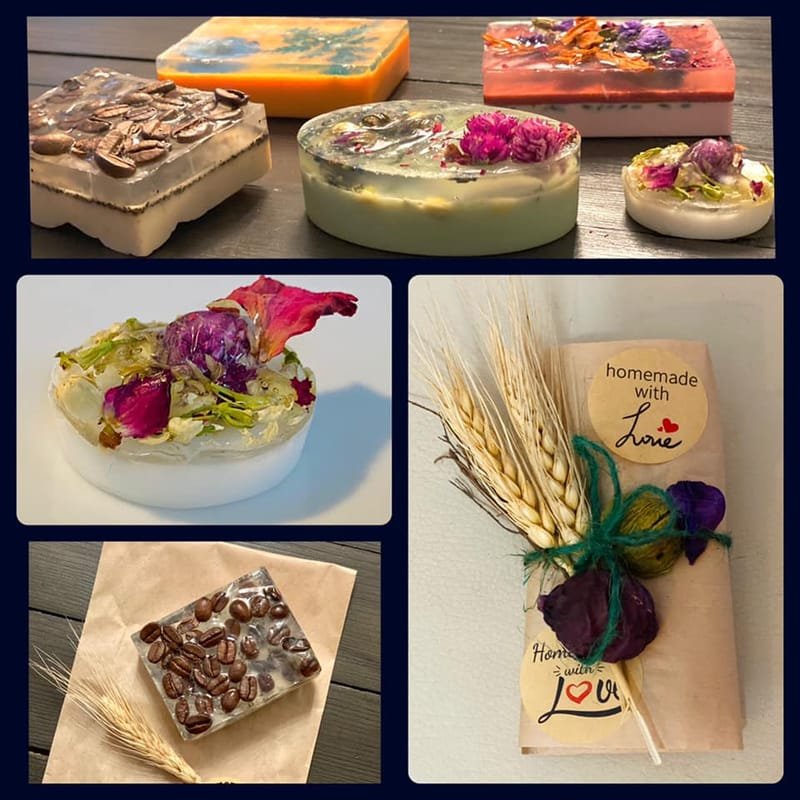 Soap Making with Dried Flowers for Adults - Yula Creative Club