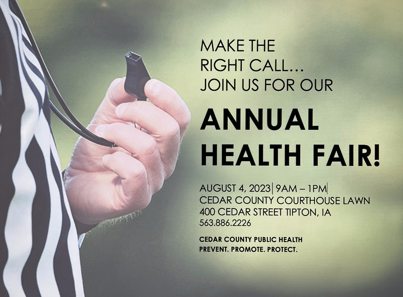 CEDAR COUNTY HEALTH FAIR