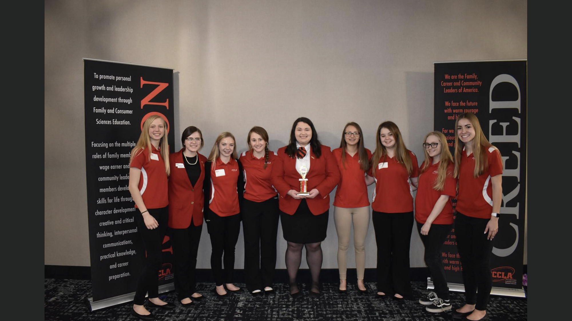The O'Neill FCCLA Chapter Receives Recognition for National Program Outreach