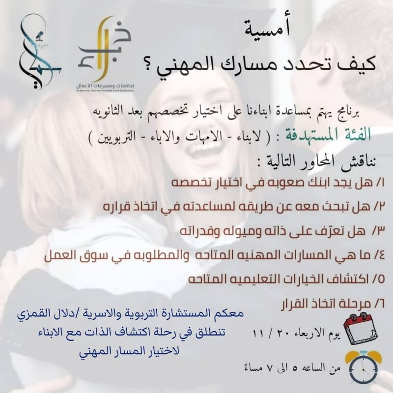 كيف تحدد مسارك المهنى ؟