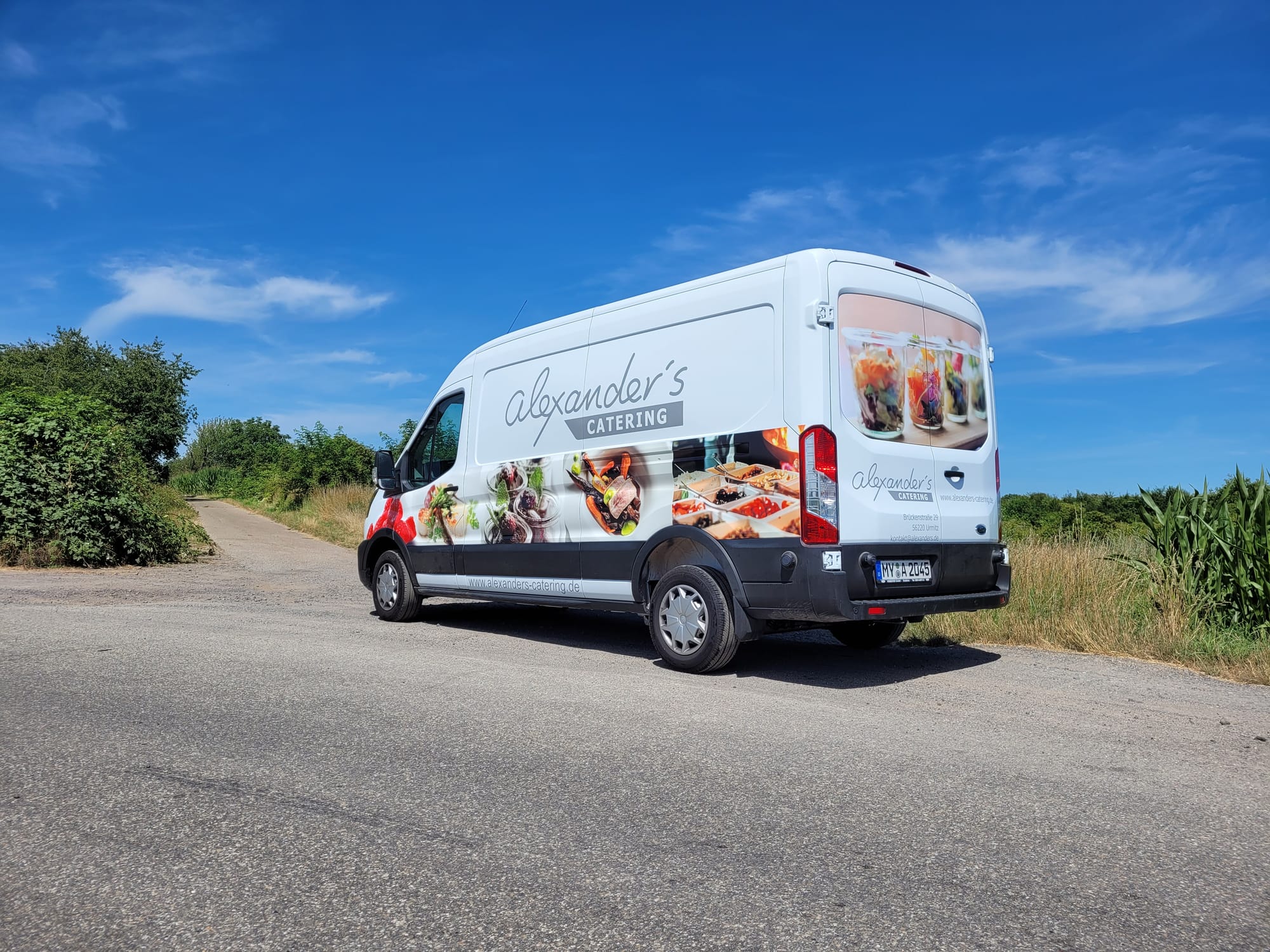 Fahrzeugbeschriftung Ford Transit