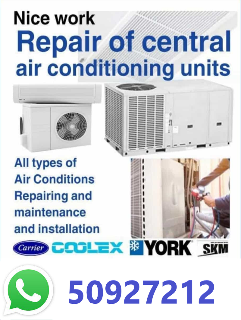Central air conditioning repair Kuwait