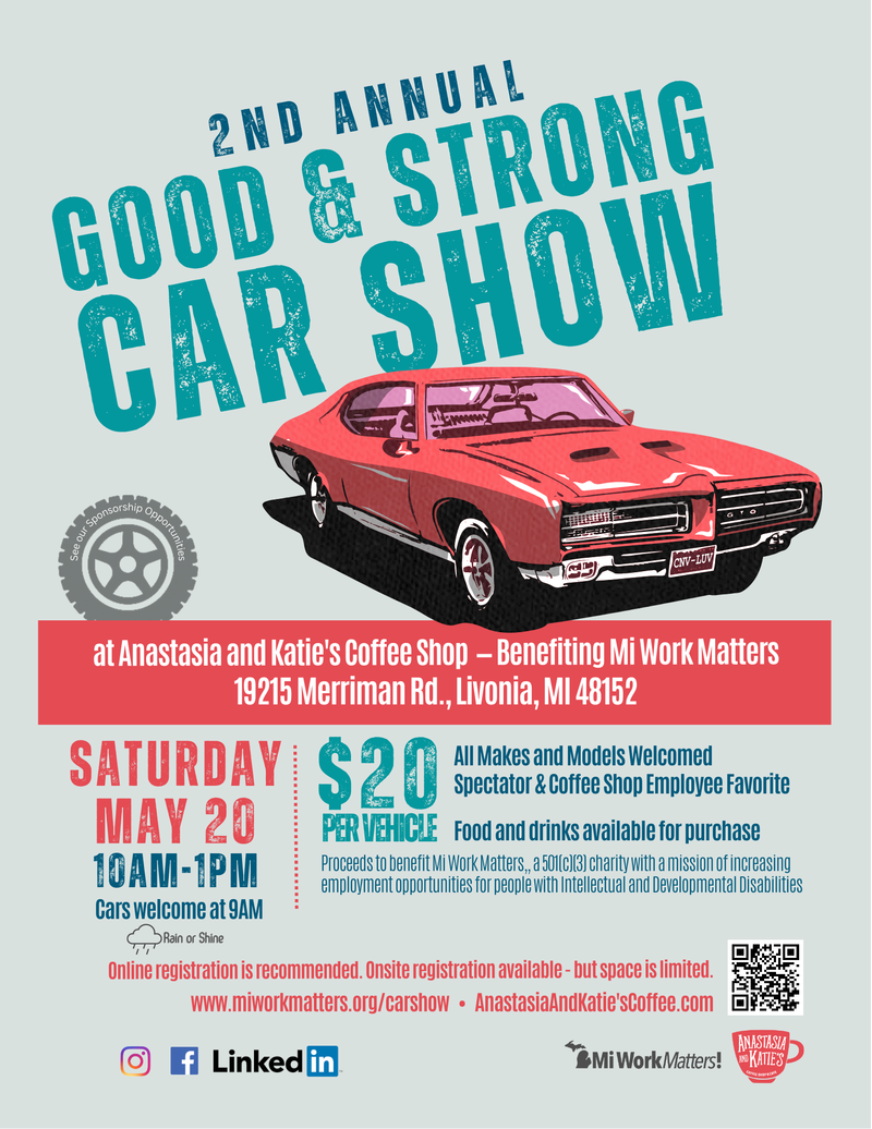 SHOW: 5/20/2023 - Good & Strong Car Show
