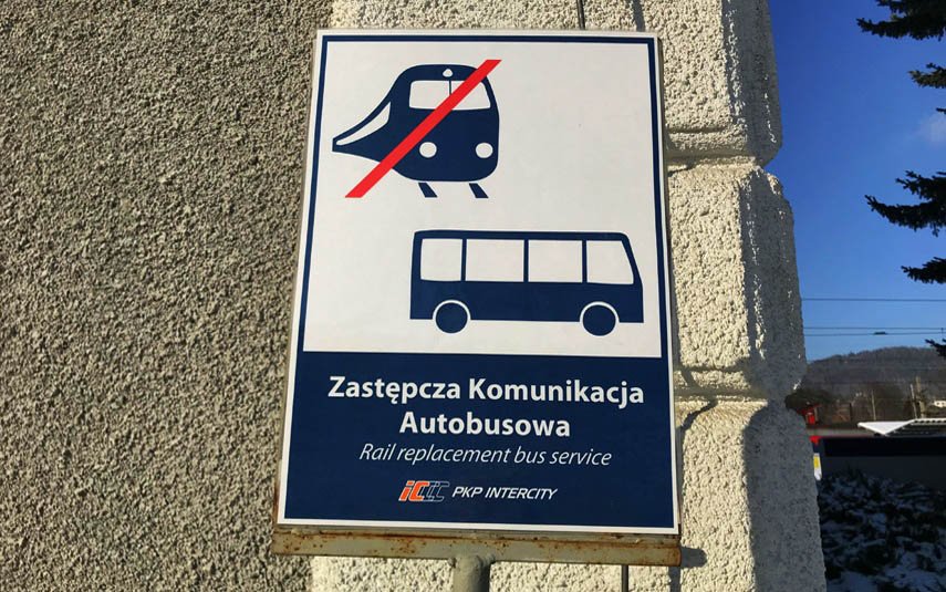 Zastępcza Komunikacja Autobusowa na trasie Zakopane - Kraków