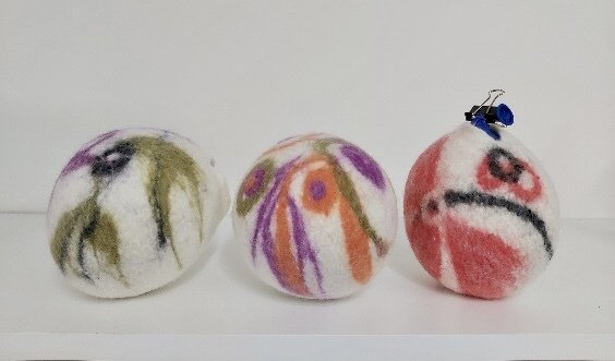 Funky Felted Soft Pots