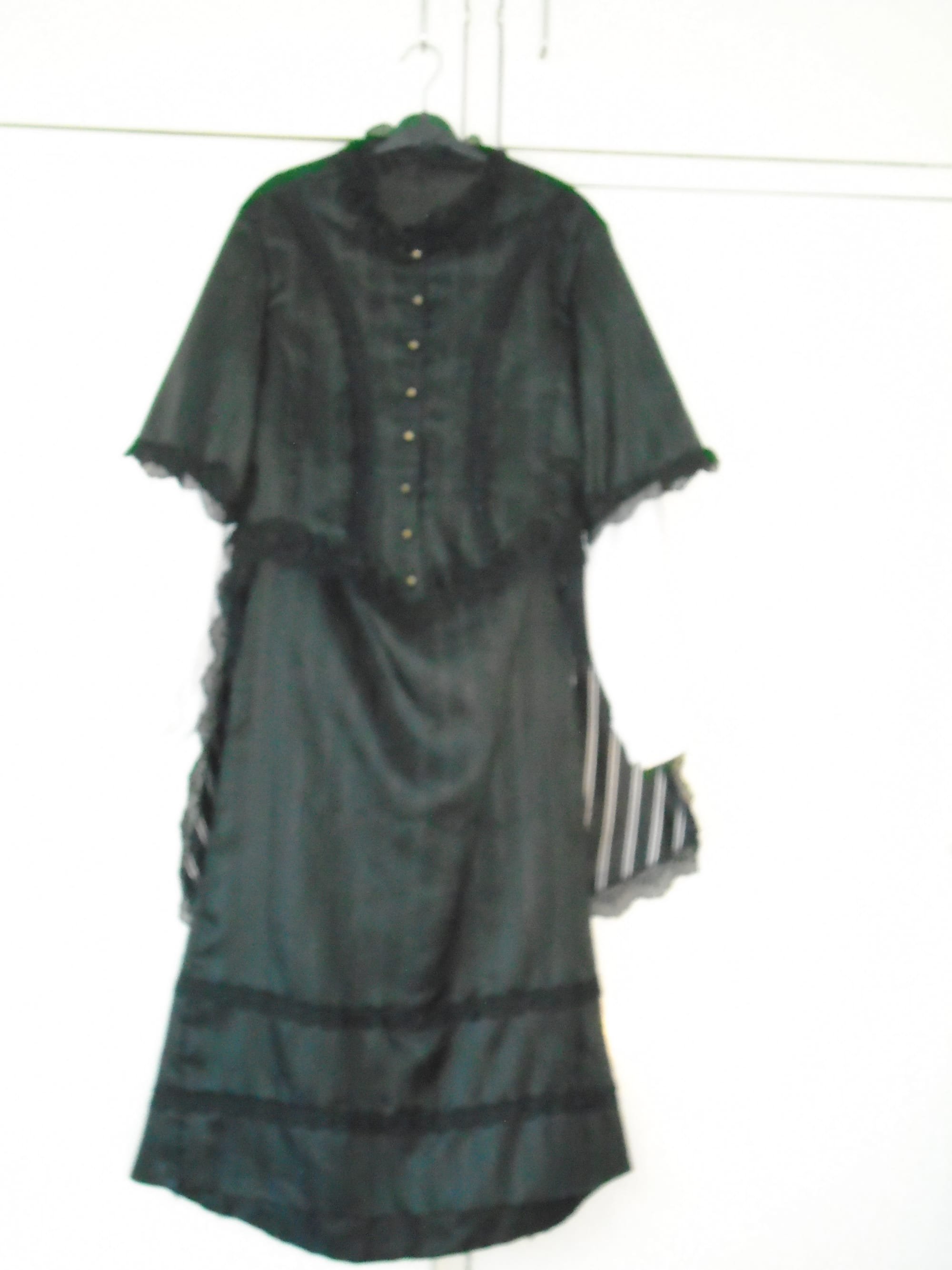1009 Victorian Bustle Skirt & Blouse