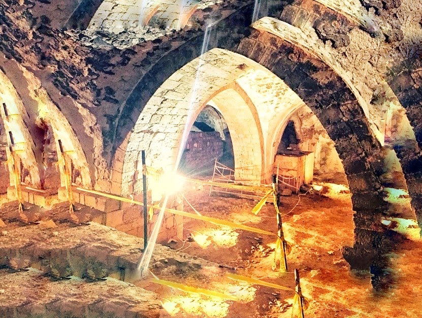 Crusader Era Hall in Acco