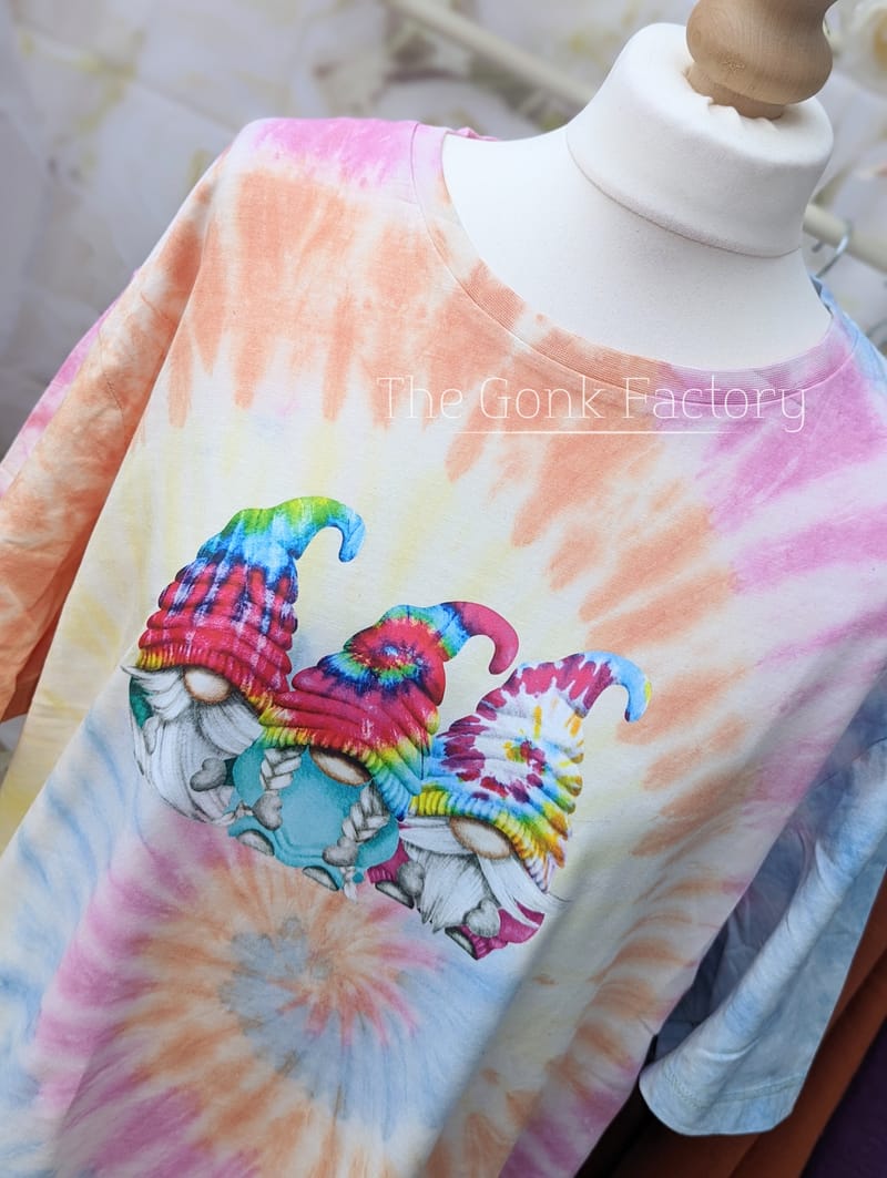 bonkers tie dye t shirt