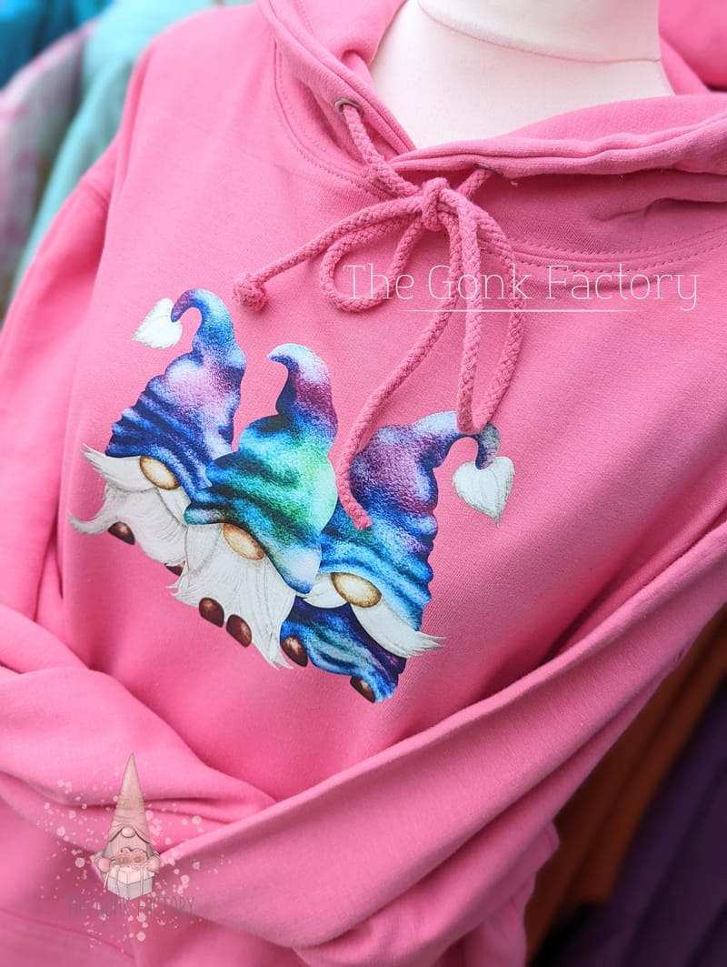 Candy Floss Pink 'Mermaid Gonks' Hoodie