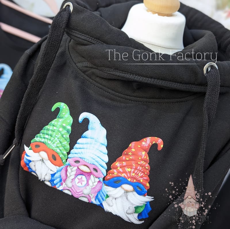 Premium 'Superhero Gonks' Cross Neck Hoodie