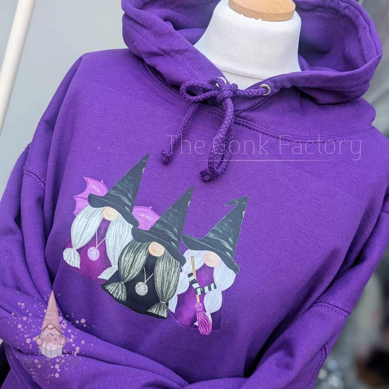 Purple 'Witch Gonks Hoodie