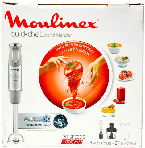 Moulinex ‏בלנדר מוט DD656D27 כולל אביזרים - ״המפתיע - שעונים ומוצרי חשמל"