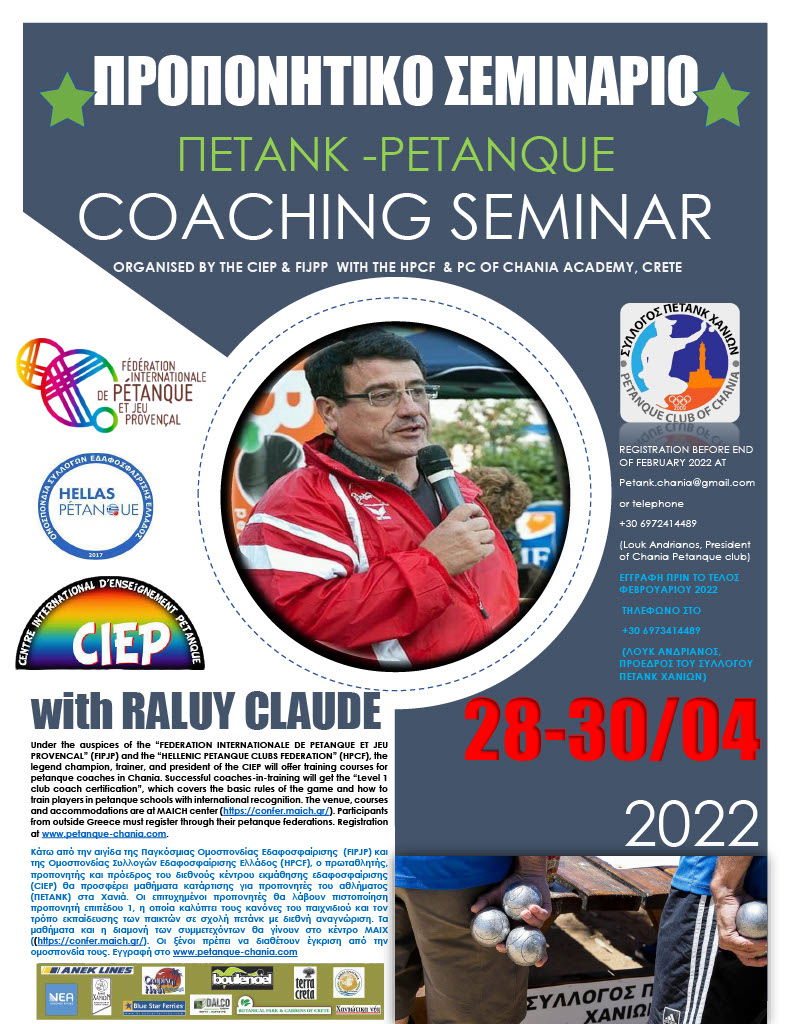 Coaching Seminar by Raluy Claude 2022