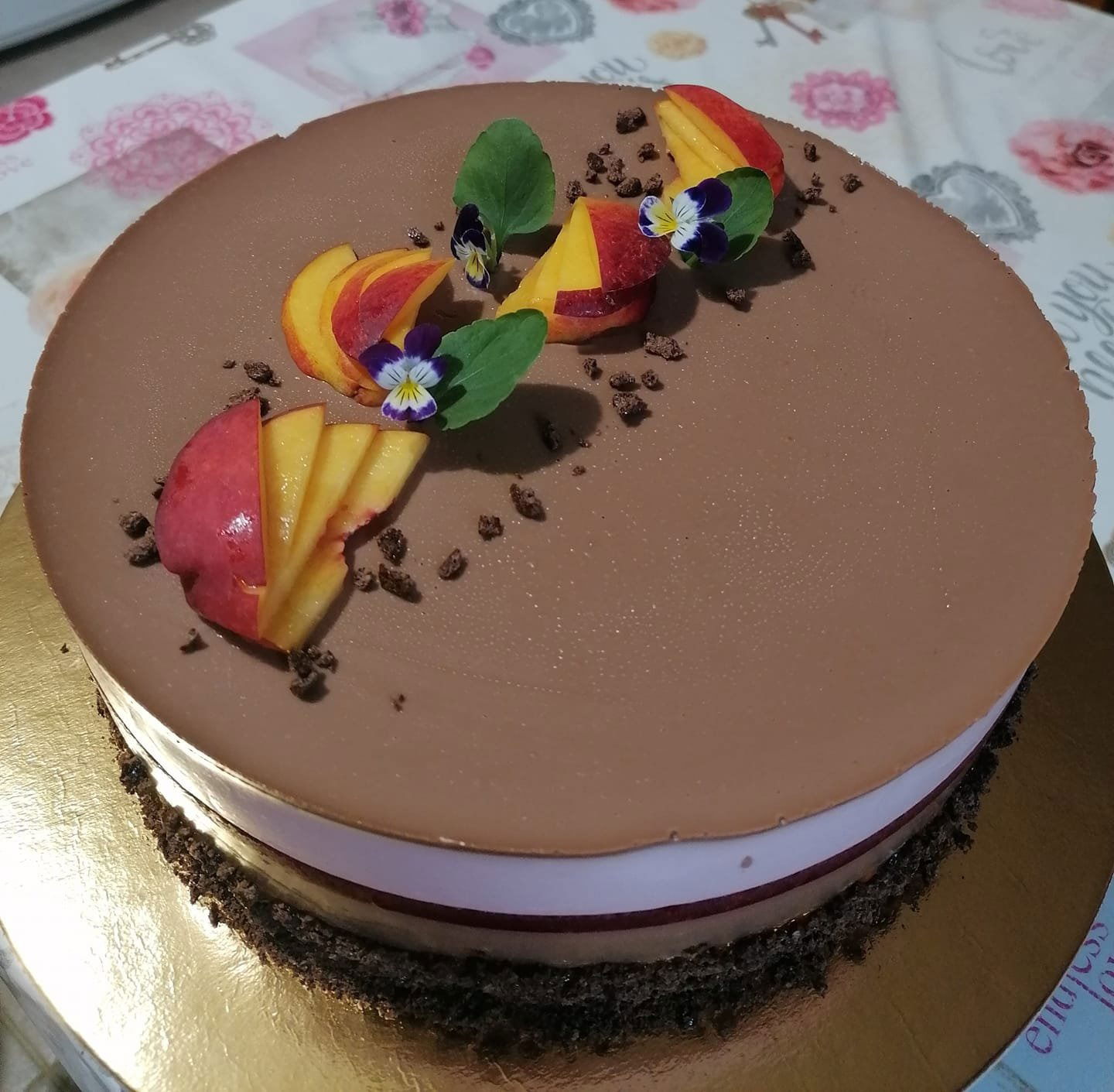Egyszerű csoki mousse torta