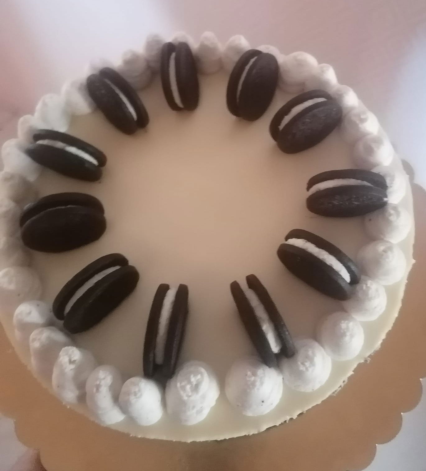 Vaníliás Oreo torta