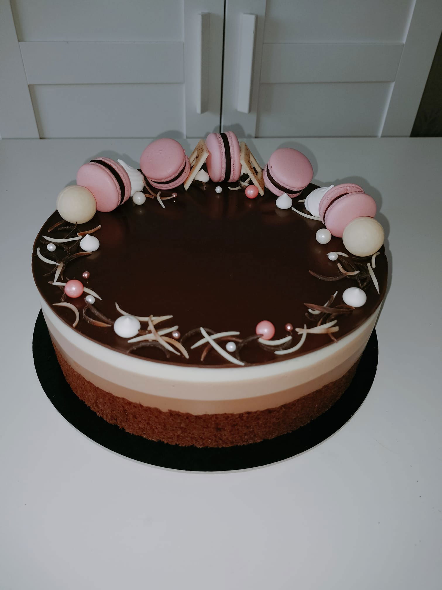 Triplacsoki mousse torta