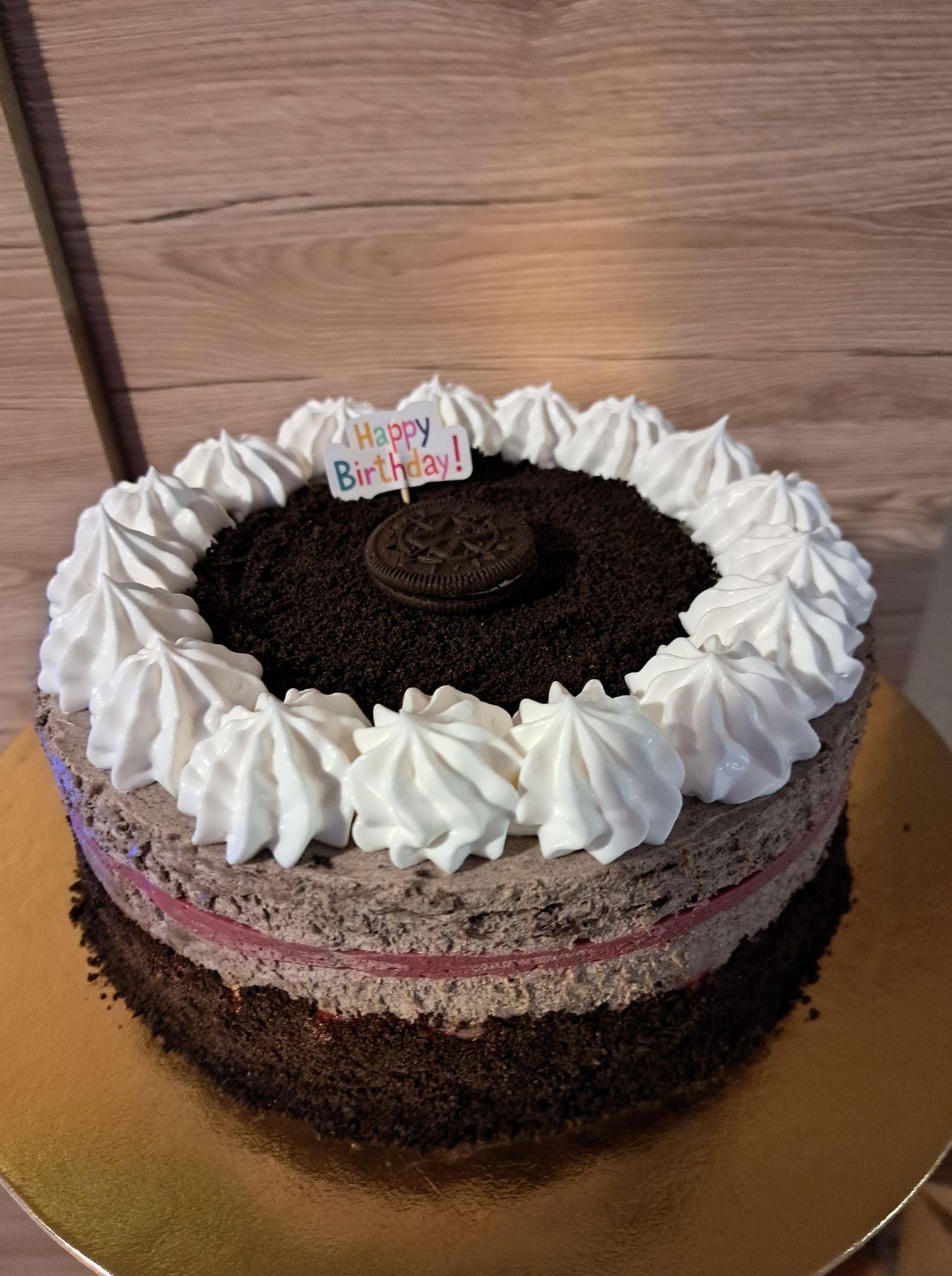 Málnás Oreo torta