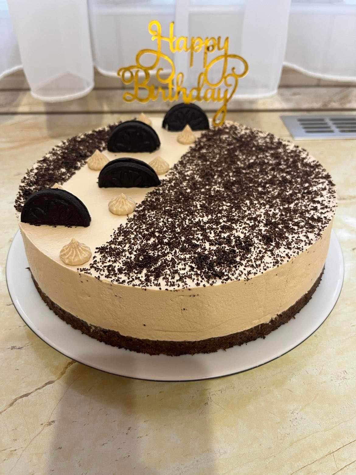 Kávés Oreo torta