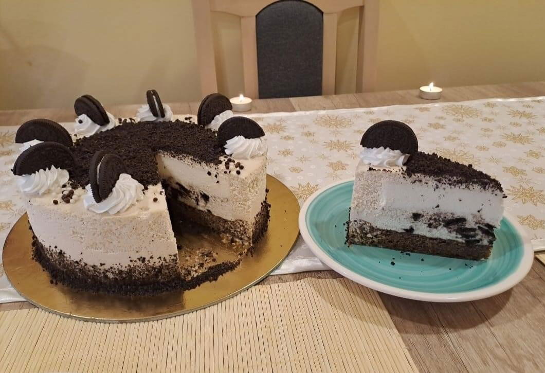 Kávés Oreo torta