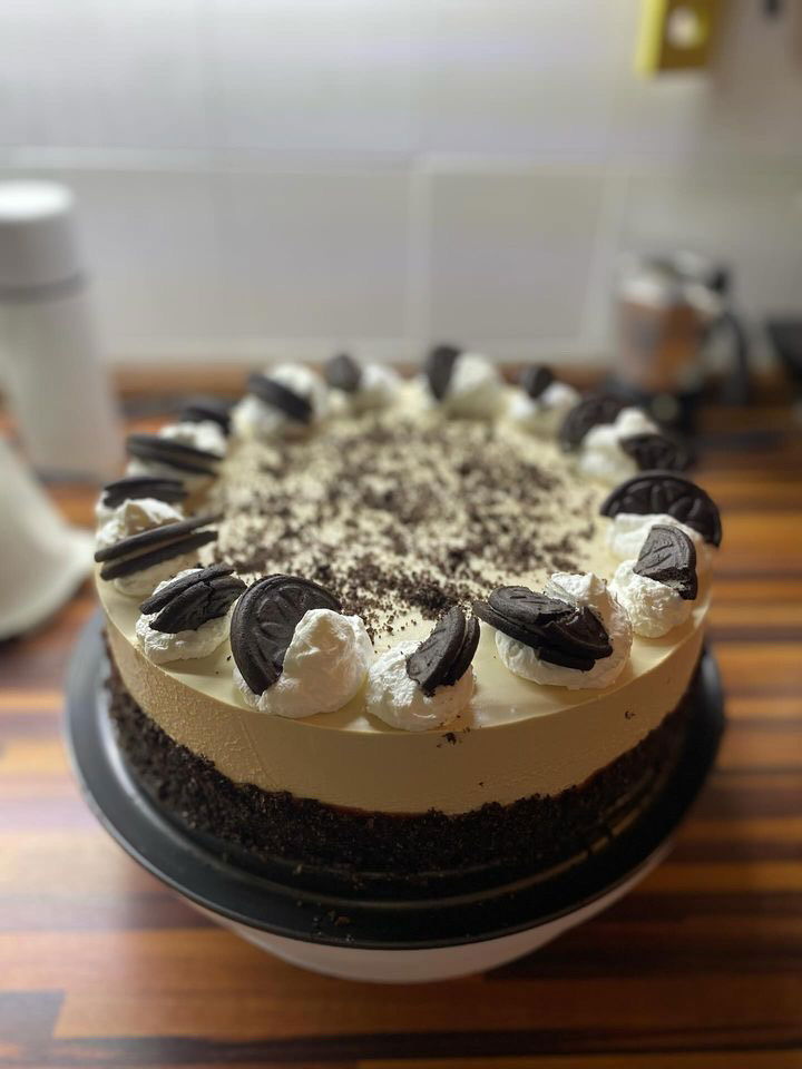 Kávés Oreo torta