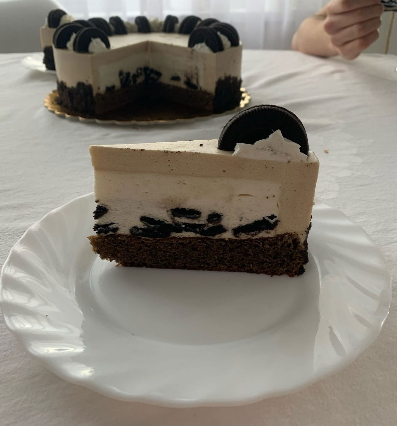 Kávés Oreo torta