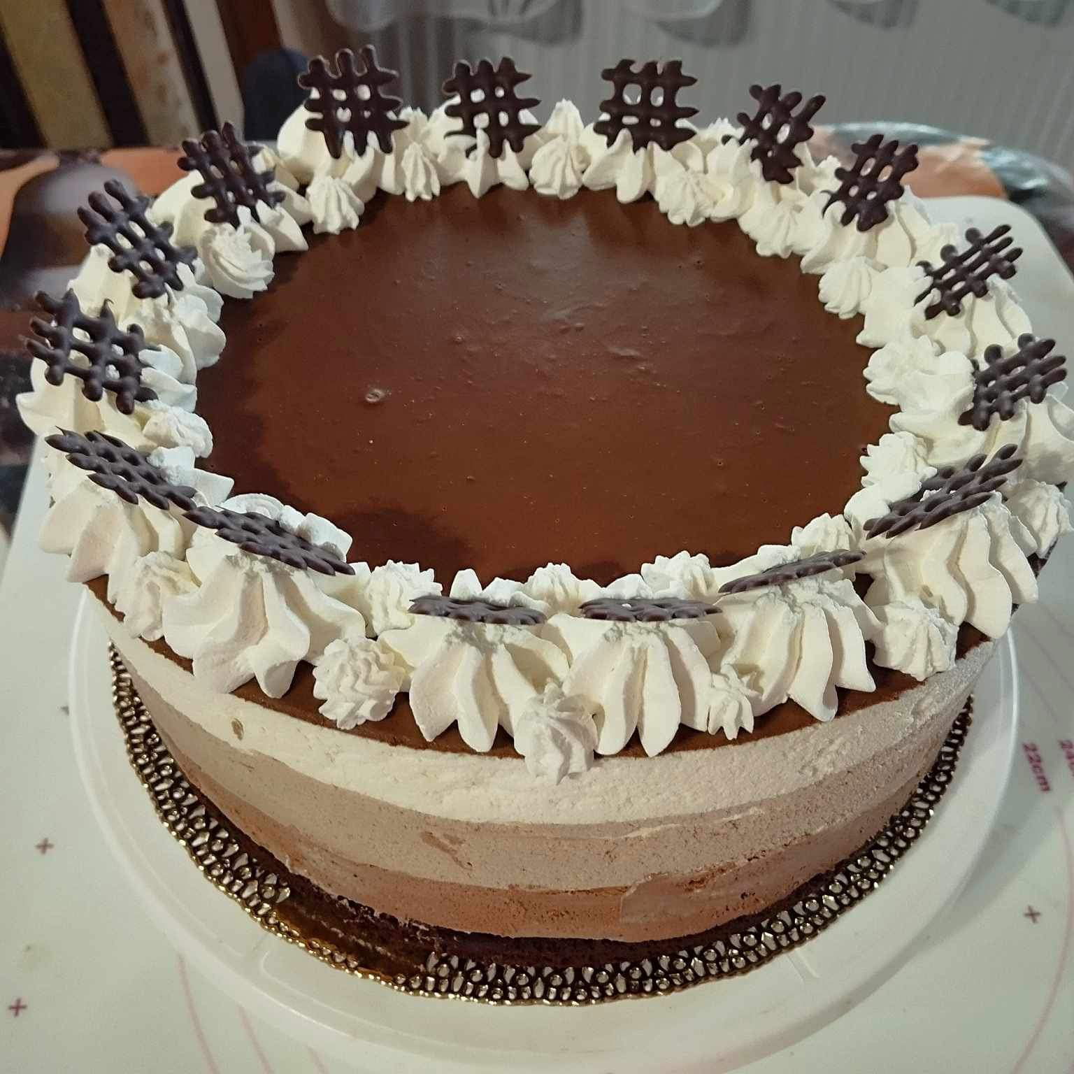 Triplacsoki mousse torta