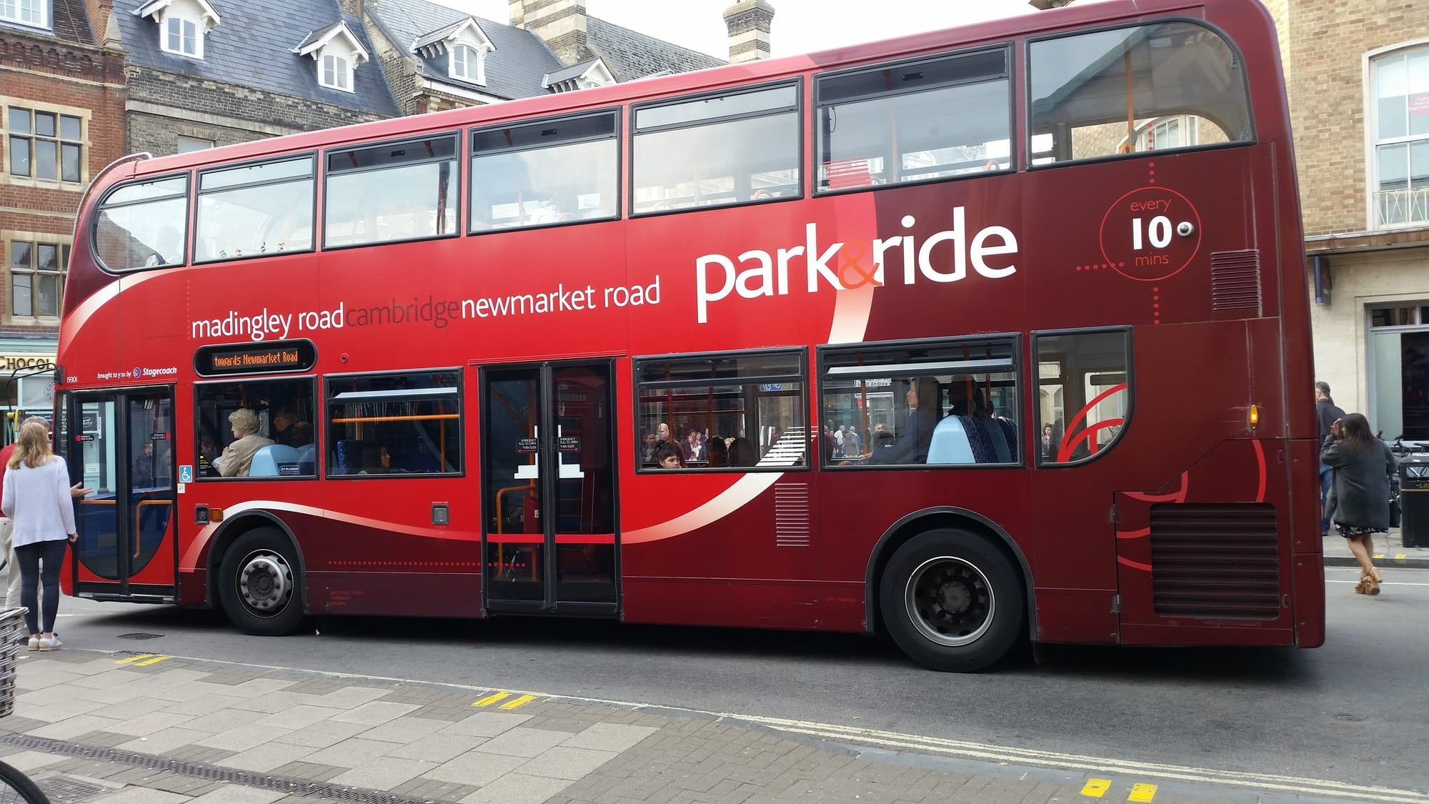 Cambridge Park-and-Ride Double-decker Bus