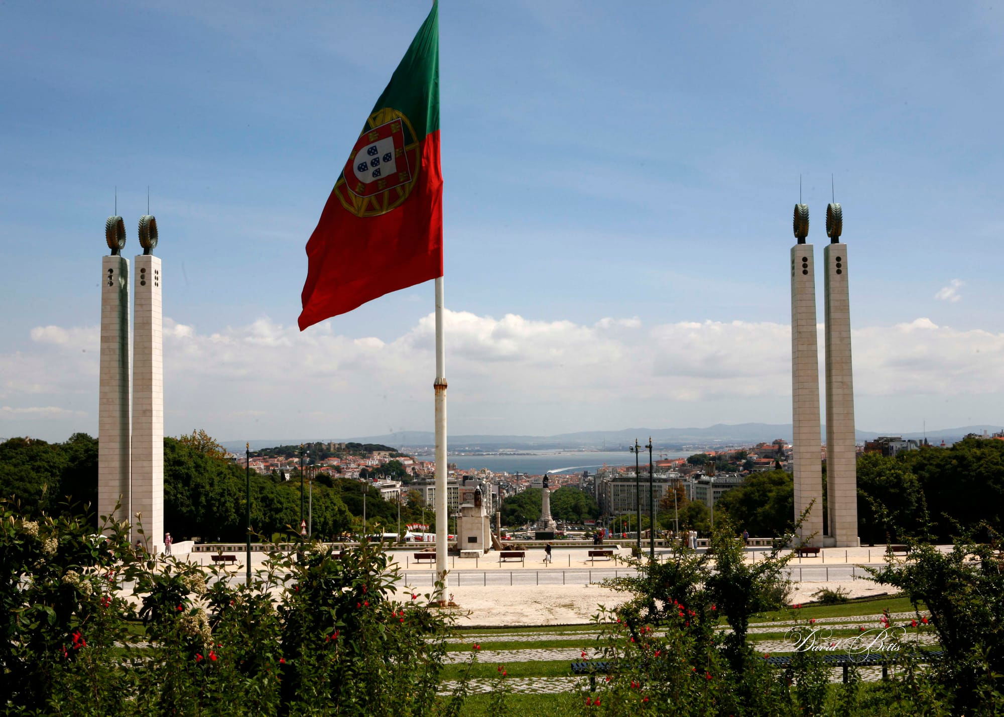 National Flag above Lisboa