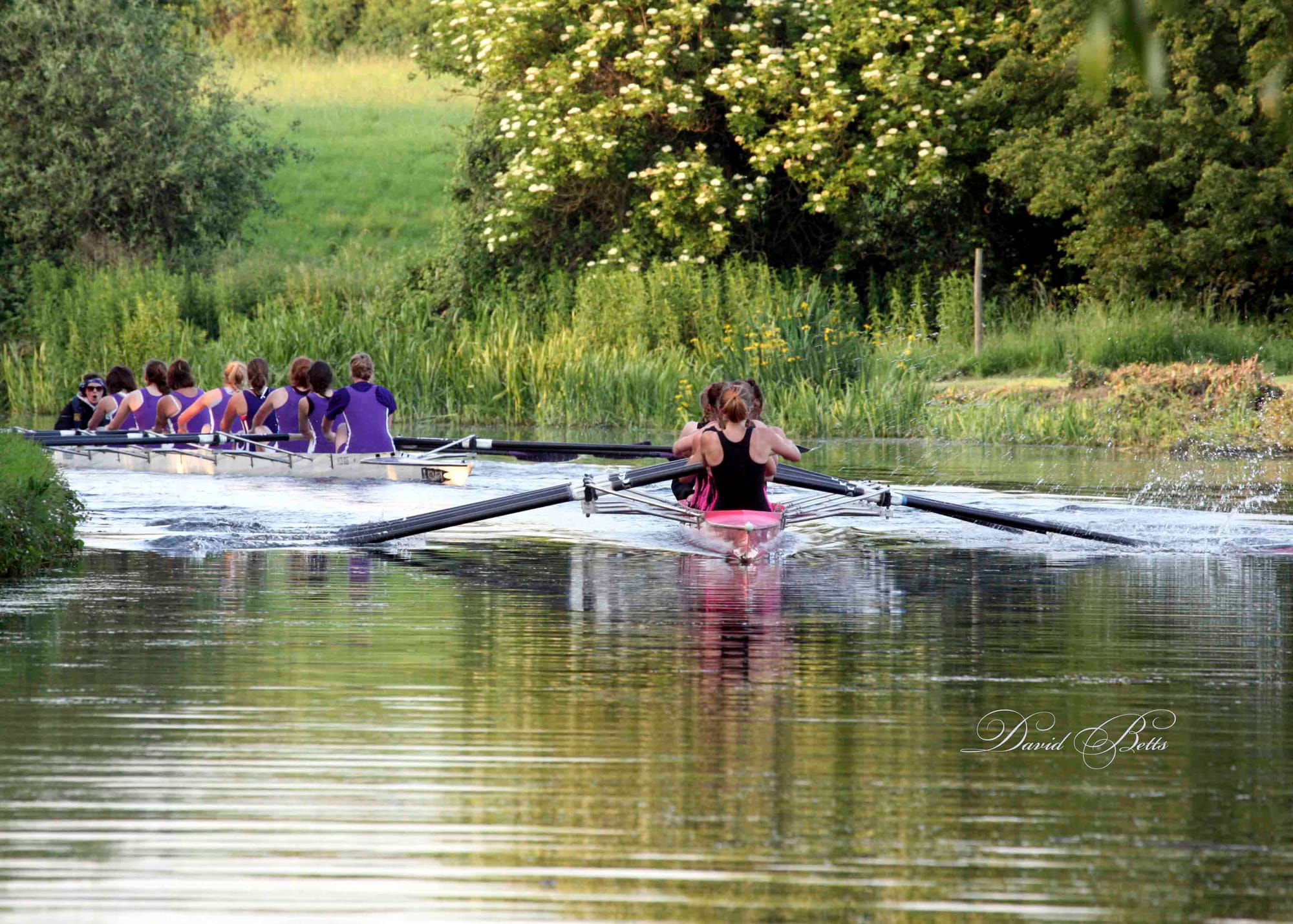 Womens teams competing