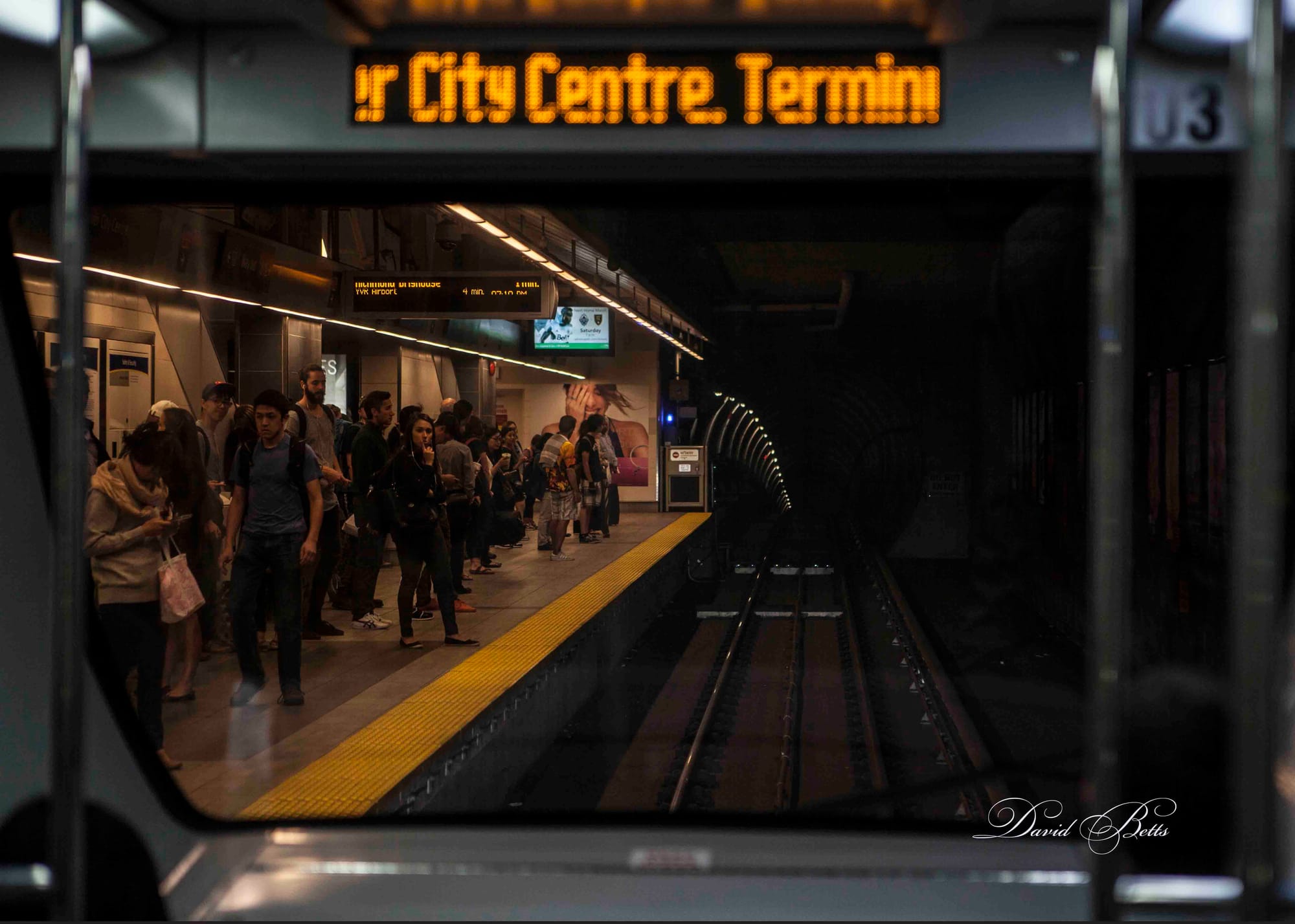 The SkyTrain goes underground