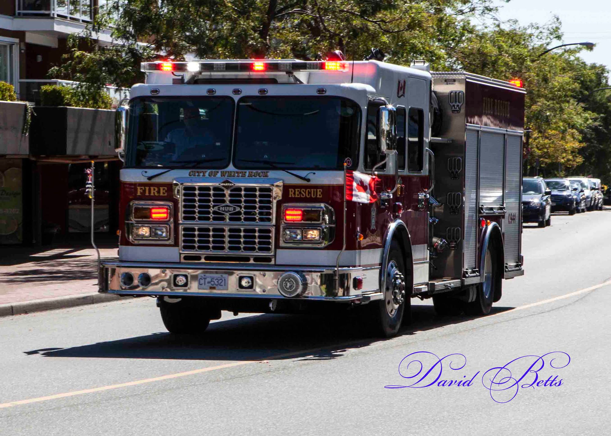 White Rock BC Fire Engine