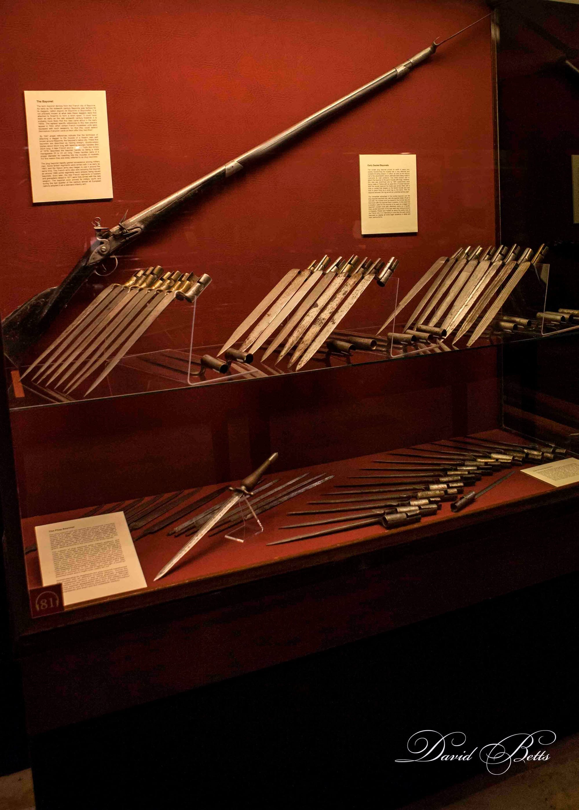 Rifles with bayonets