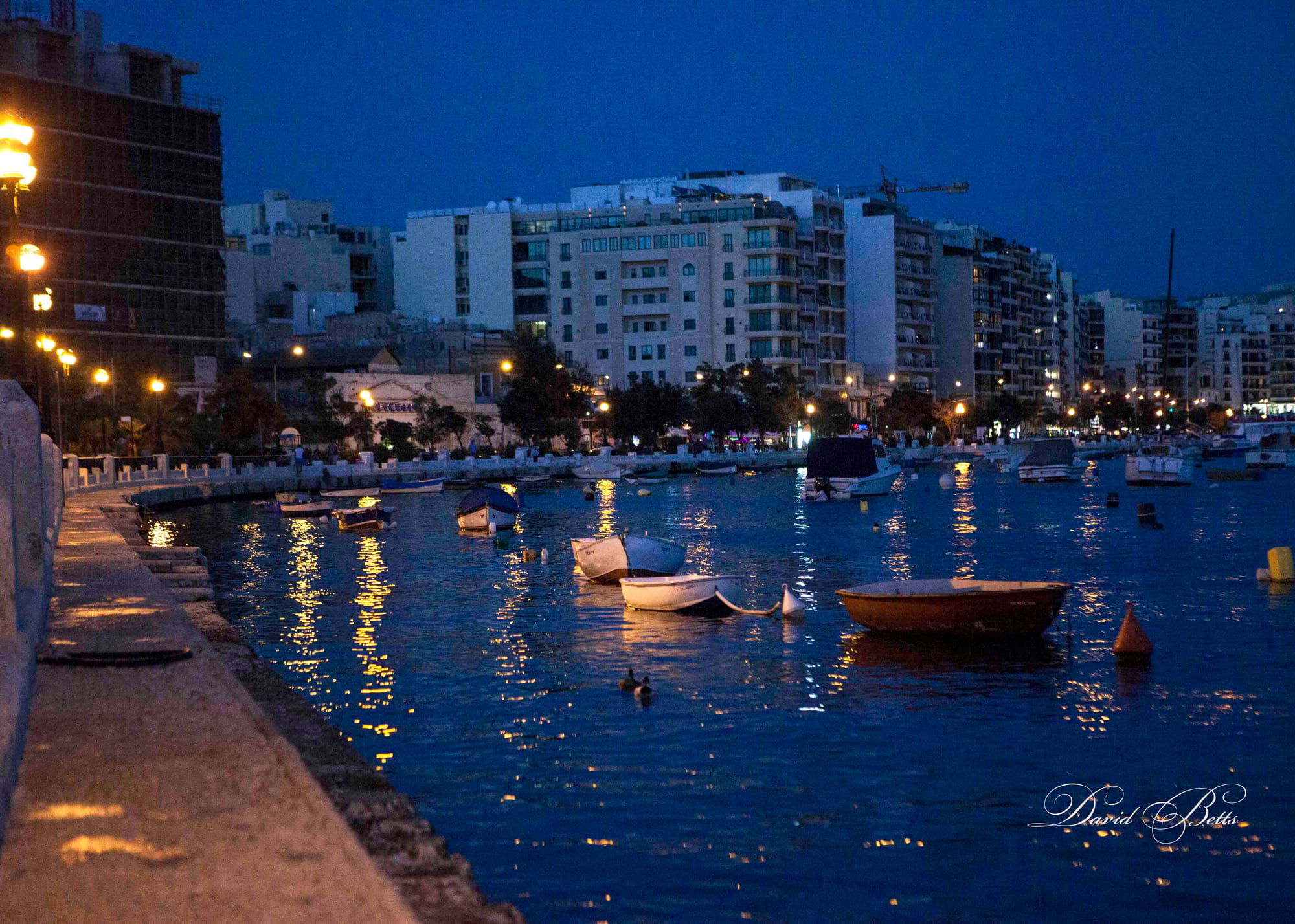 Sliema at night