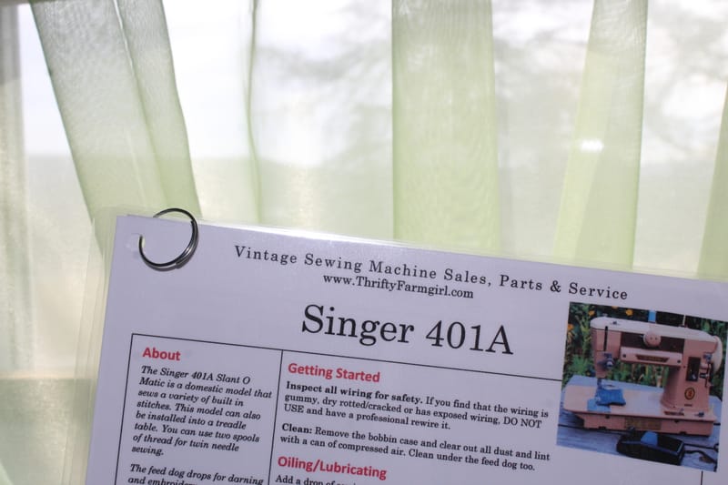 Singer 401A parts Original Vintage Sewing Machine Parts